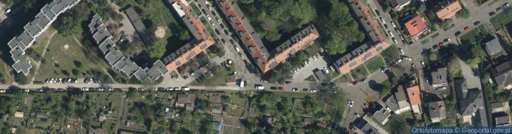 Zdjęcie satelitarne Brodzińskiego Kazimierza ul.