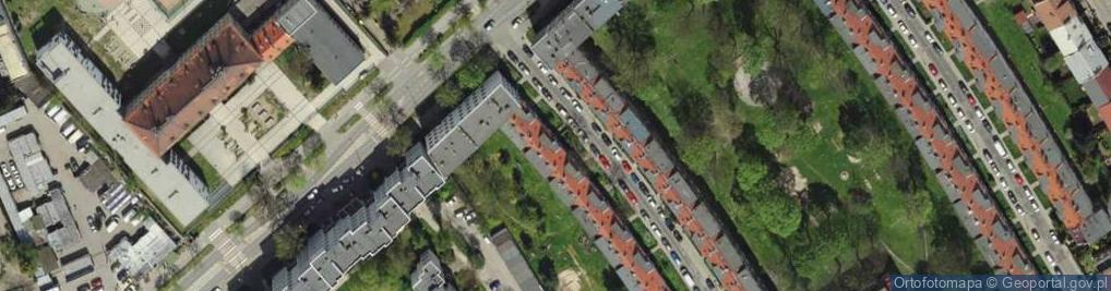 Zdjęcie satelitarne Brodzińskiego Kazimierza ul.