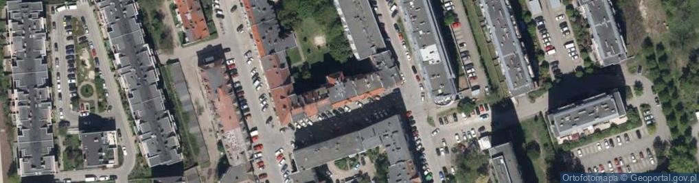 Zdjęcie satelitarne Brązowa ul.