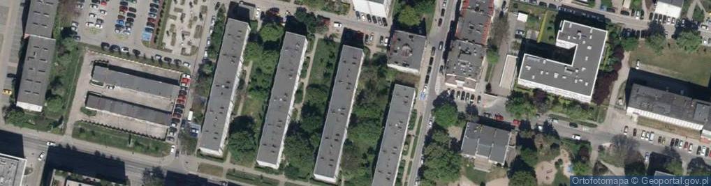 Zdjęcie satelitarne Braniborska ul.