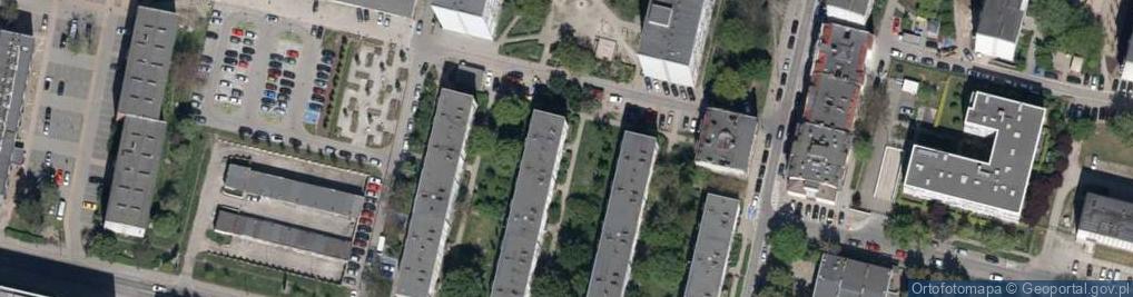 Zdjęcie satelitarne Braniborska ul.