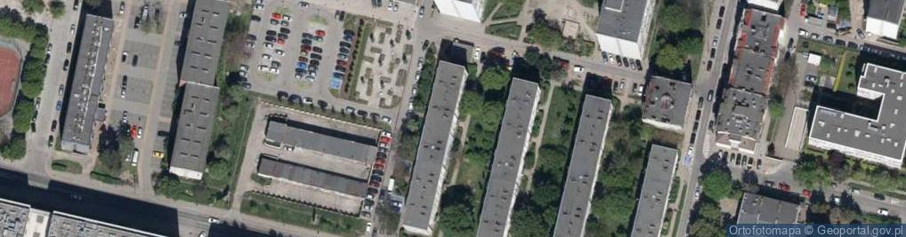 Zdjęcie satelitarne Braniborska ul.