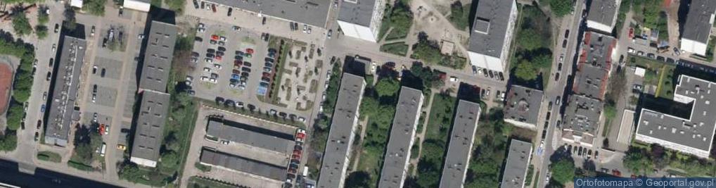 Zdjęcie satelitarne Braniborska ul.