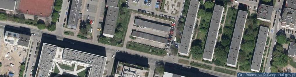 Zdjęcie satelitarne Braniborska ul.