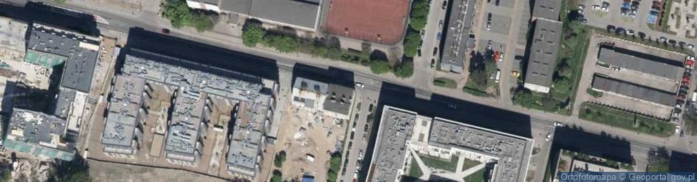 Zdjęcie satelitarne Braniborska ul.
