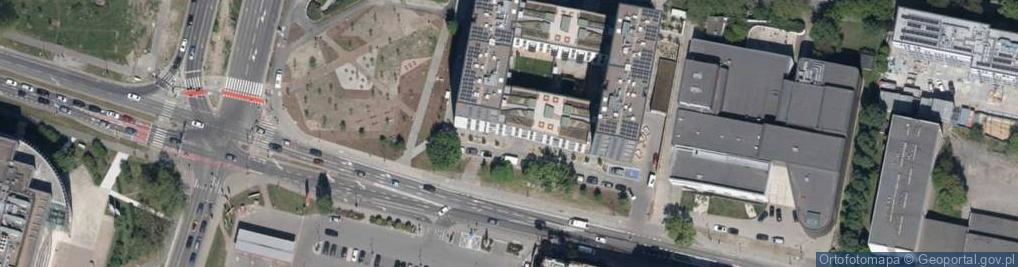 Zdjęcie satelitarne Braniborska ul.