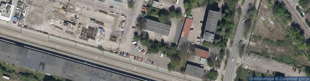 Zdjęcie satelitarne Braniborska ul.