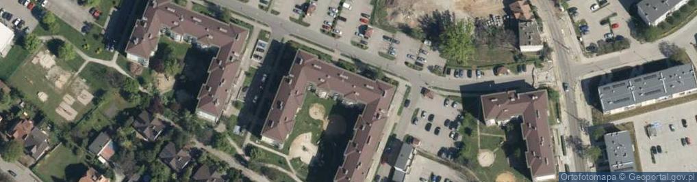 Zdjęcie satelitarne Brzezińska ul.