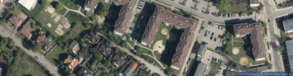 Zdjęcie satelitarne Brzezińska ul.