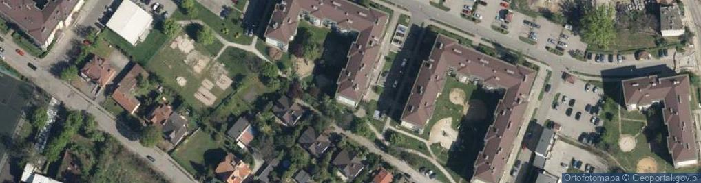 Zdjęcie satelitarne Brzezińska ul.