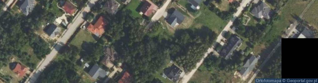 Zdjęcie satelitarne Brzozowy Lasek ul.