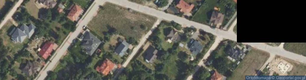Zdjęcie satelitarne Brzozowy Lasek ul.