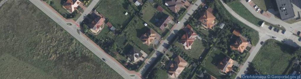 Zdjęcie satelitarne Brzoskwiniowa ul.