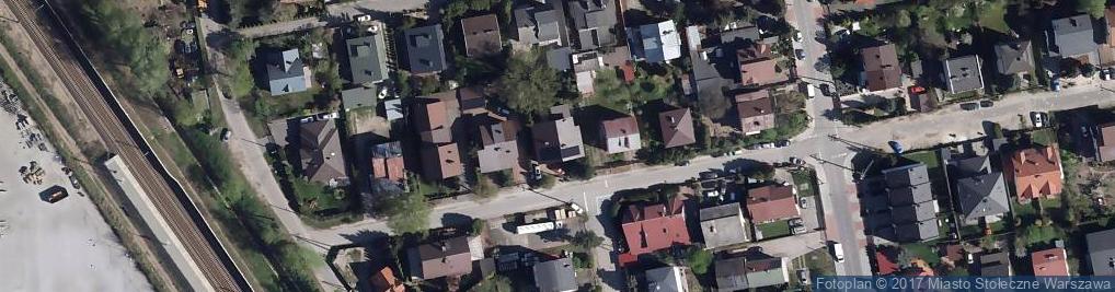 Zdjęcie satelitarne Brzozy-Brzeziny Ottokara, gen. ul.