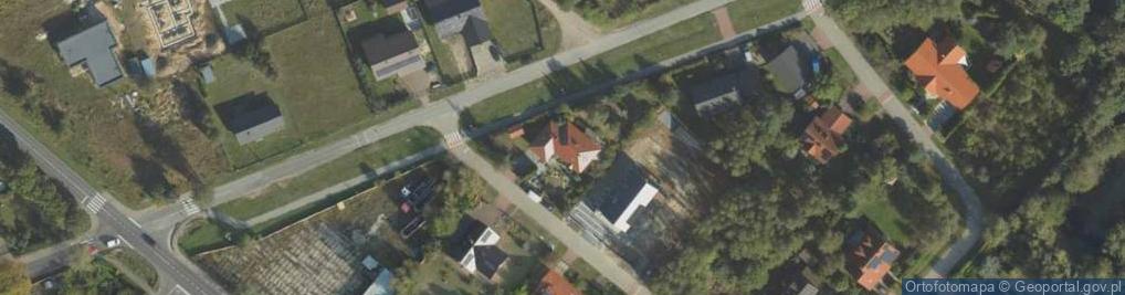 Zdjęcie satelitarne Brzoskwiniowa ul.