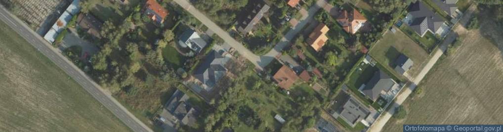 Zdjęcie satelitarne Brzoskwiniowa ul.