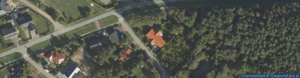 Zdjęcie satelitarne Brzoskwiniowa ul.