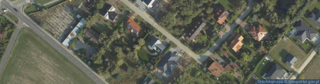 Zdjęcie satelitarne Brzoskwiniowa ul.