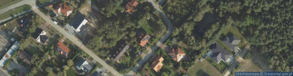 Zdjęcie satelitarne Brzoskwiniowa ul.