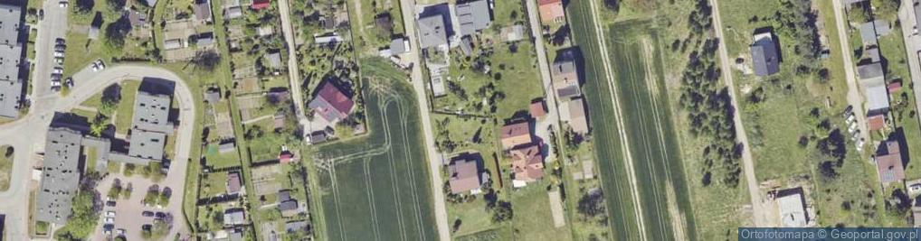 Zdjęcie satelitarne Bursztynowa ul.