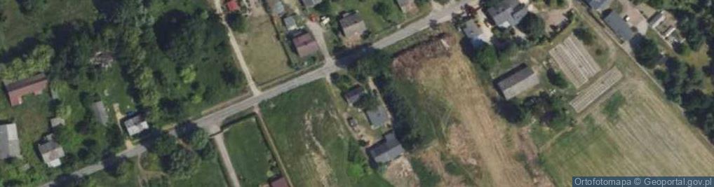 Zdjęcie satelitarne Budy Chojnackie ul.