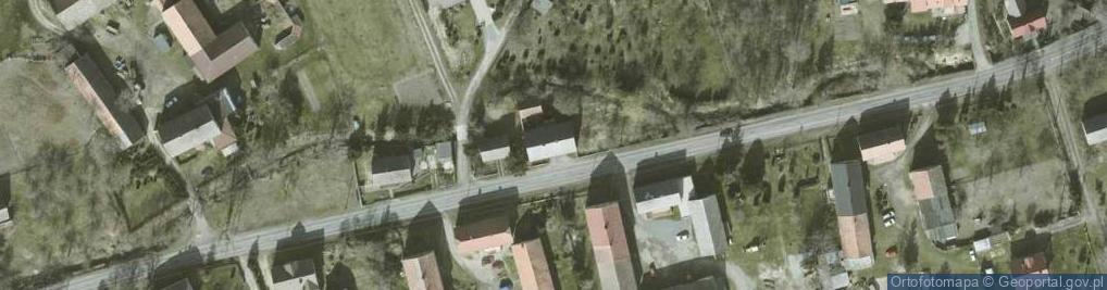 Zdjęcie satelitarne Budzów ul.