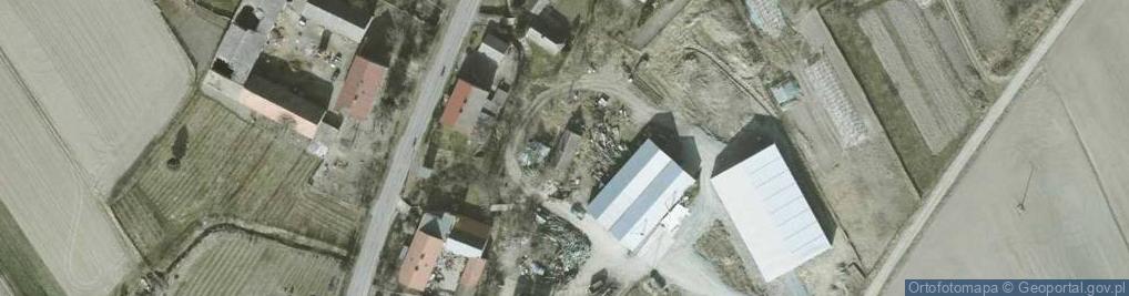 Zdjęcie satelitarne Budzów ul.