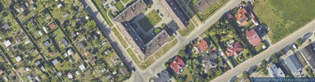 Zdjęcie satelitarne Bursztynowa ul.