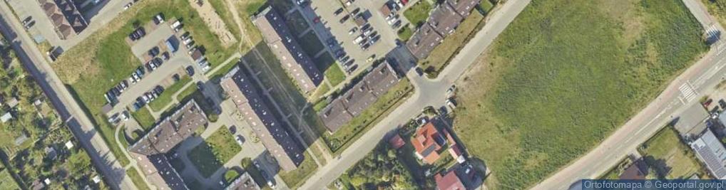 Zdjęcie satelitarne Bursztynowa ul.