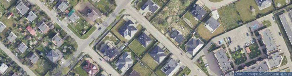 Zdjęcie satelitarne Bursztynowa ul.