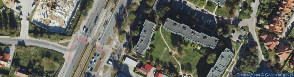 Zdjęcie satelitarne Bulońska ul.