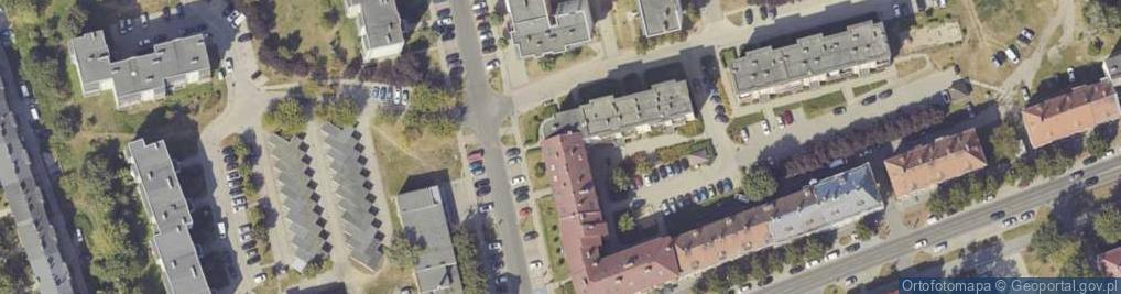 Zdjęcie satelitarne Budowlanych ul.