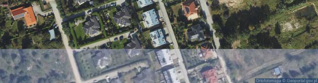 Zdjęcie satelitarne Bursztynowe Wzgórza ul.