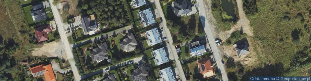Zdjęcie satelitarne Bursztynowe Wzgórza ul.