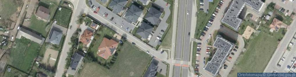 Zdjęcie satelitarne Bursztynowa ul.
