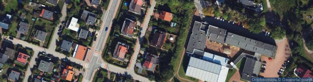 Zdjęcie satelitarne Bursztynowa ul.