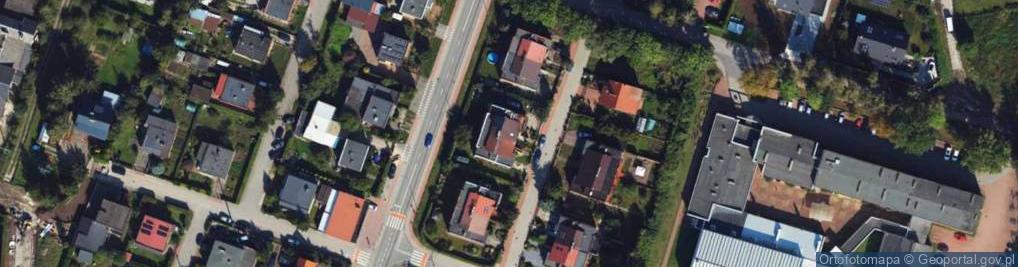 Zdjęcie satelitarne Bursztynowa ul.