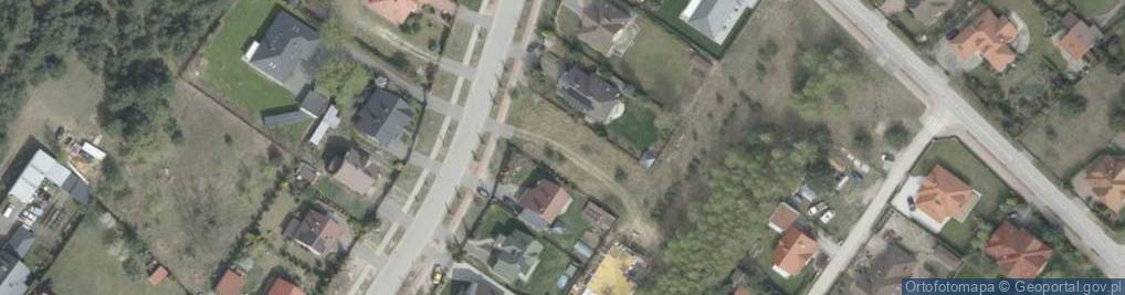 Zdjęcie satelitarne Bursztynowa ul.