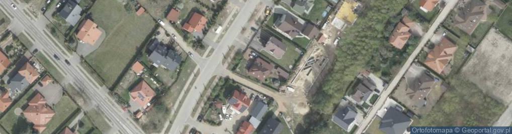 Zdjęcie satelitarne Bursztynowa ul.