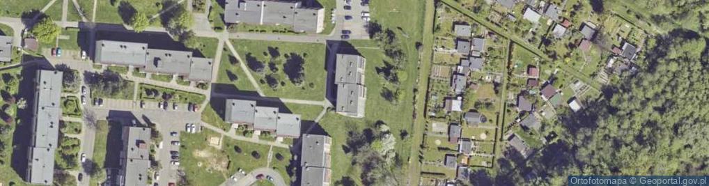 Zdjęcie satelitarne Bursztynowa ul.