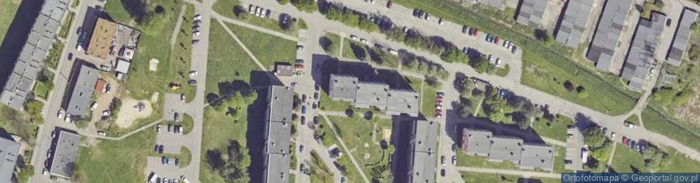 Zdjęcie satelitarne Bursztynowa ul.