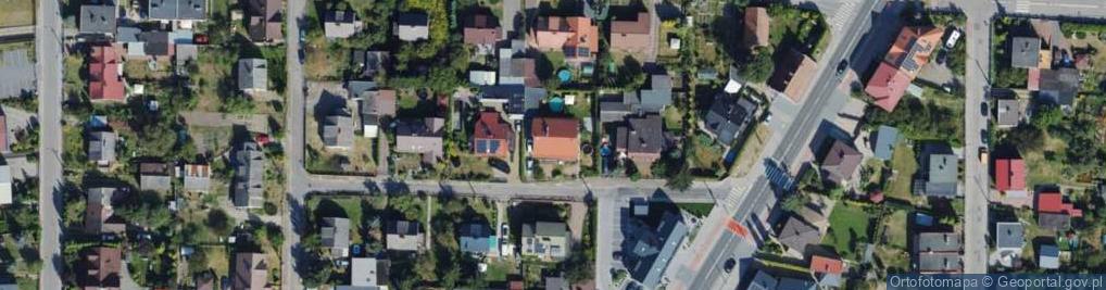 Zdjęcie satelitarne Bursztynowa ul.