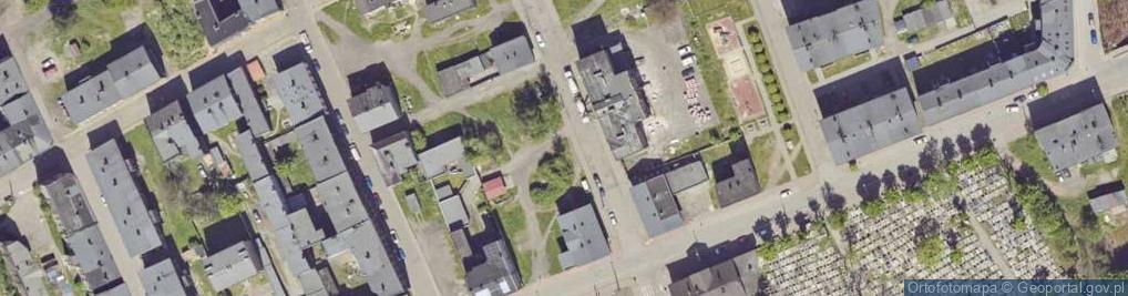 Zdjęcie satelitarne Bukowego Antoniego, dr. ul.
