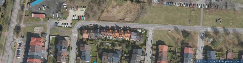 Zdjęcie satelitarne Bursztynowa ul.