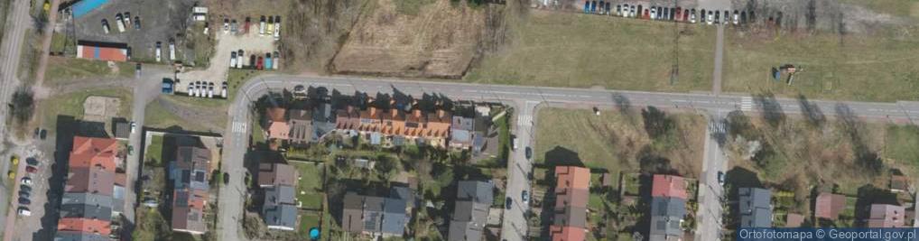 Zdjęcie satelitarne Bursztynowa ul.