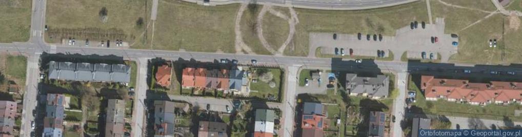 Zdjęcie satelitarne Bursztynowa ul.