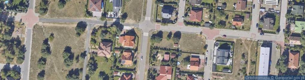 Zdjęcie satelitarne Bursztynowa ul.