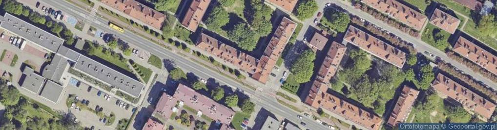 Zdjęcie satelitarne Budowlanych ul.