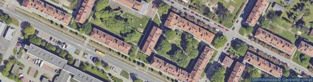 Zdjęcie satelitarne Budowlanych ul.