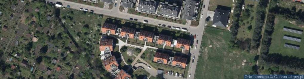 Zdjęcie satelitarne Bursztynowa ul.